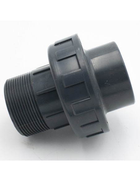 Enlace 3 piezas PVC-U mixto M-H 2" -    50mm PN10 CH 7407063 (presion)