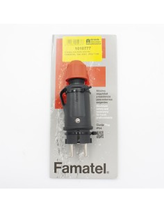 Clavija enchufe macho FAMATEL 16A 250V  IP54 1165