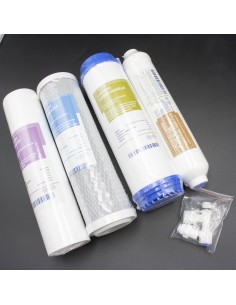 Filtros osmosis 10" ATH Genius (1 sedimentos + 3 carbon)...