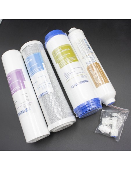 Filtros osmosis 10" ATH Genius (1 sedimentos + 3 carbon) 304231