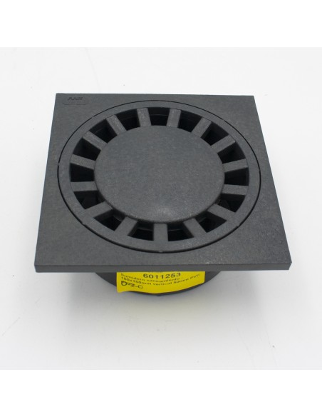 Sumidero saneamiento FIRTS 150x150mm salida vertical 50mm CHPVC15N negro