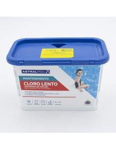 Cloro granulado lento ASTRAL tricloro 1kg 11404 (Astral...