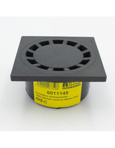 Sumidero saneamiento FIRTS 100x100mm salida...