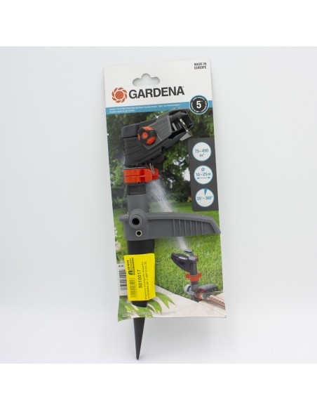 Aspersor emergente impacto GARDENA 25º a 360º 8141-20