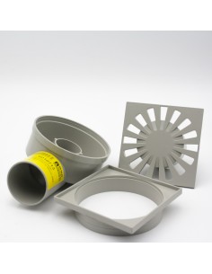 Sumidero saneamiento FIRTS 100x100mm salida lateral 50mm... 2