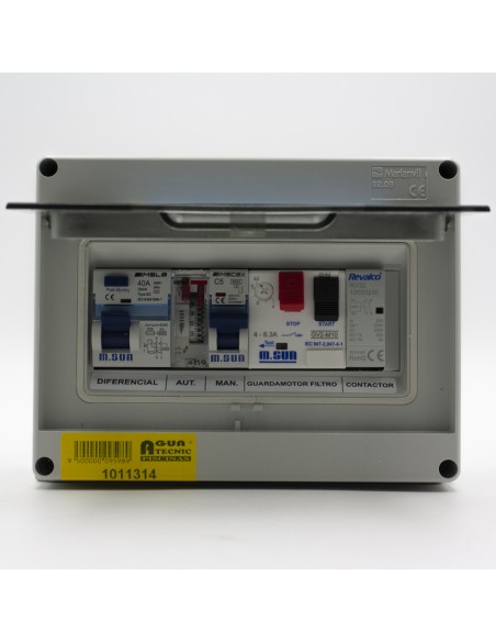Cuadro electrico piscina 0.75cv a 1.00cv mf BSPOOL filtracion PC202-ECO