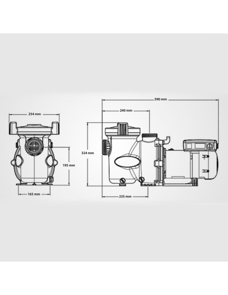 Bomba piscina ZODIAC E30iQ 100 1.00cv mf velocidad variable WP000221 app Fluidra Pool