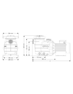 Bomba piscina KRIPSOL S2 1.00cv mf S2-100ME2 2