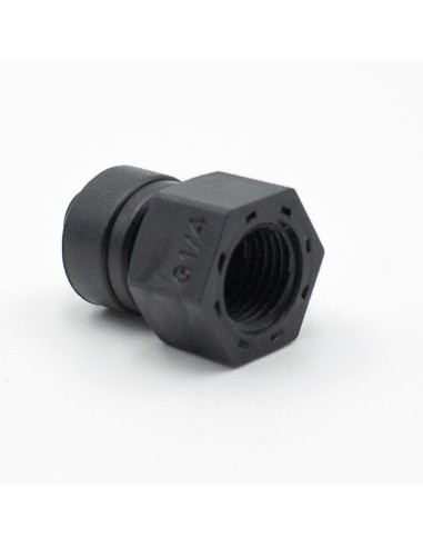 Manguito osmosis TUBING mixto H-H  1/4"- 6mm...