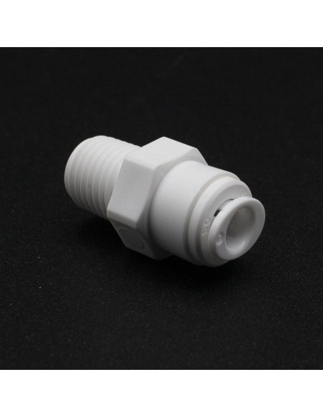 Entronque osmosis TUBING rosca M-H tubo  1/4" -1/4"