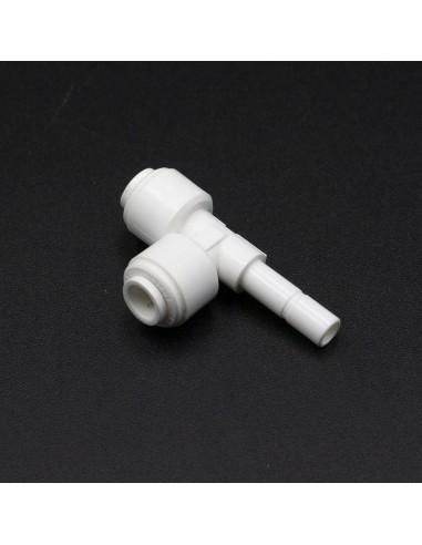 Te TUBING mixta H-M-H 1/4" (rapida-espiga-rapida)