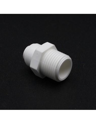 Entronque osmosis TUBING rosca M-H tubo  3/8"-1/4"