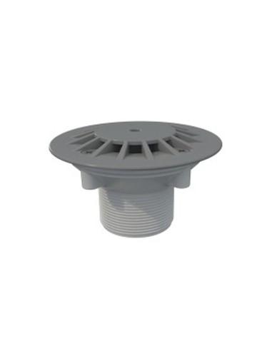 Boquilla fondo piscina hormigon ASTRAL impulsion/aspiracion ABS 2"ext 50mm int 00303CL129 - Gris