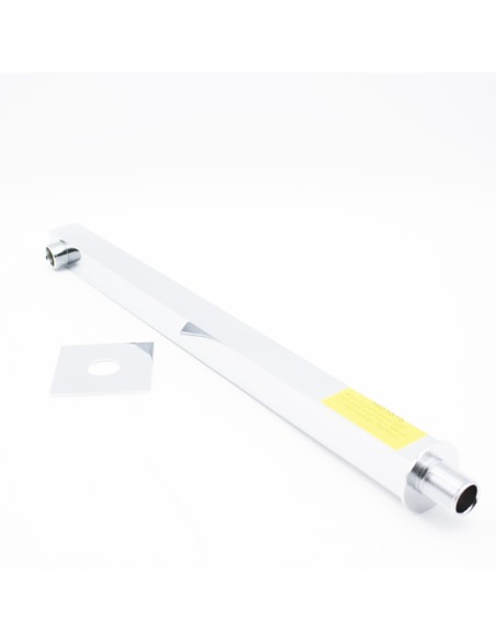 Brazo rociador ducha ADF horizontal mod. Star L.400mm 1/2" tipo cuadrado 25x25mm GRCOM6140