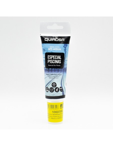 Polimero QUIADSA Brik-Cen MS-Aqua especial piscinas 125ml - Blanco 52503219