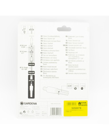 Lanza manguera jardin GARDENA kit basico 18960-29