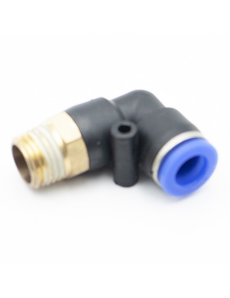 Codo implantar TUBING mixto rosca M 1/4"-8mm