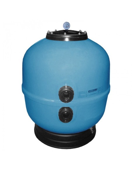 Filtro piscina ASTRAL Ice azul 600mm 14m3/h c/valvula lateral 73180CP (73180-0100+09738)