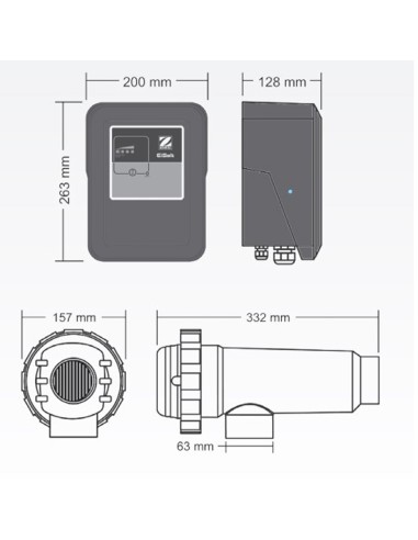 Clorador salino ZODIAC EiSalt 30gr/h 75462