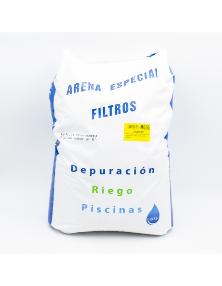 Arena filtro piscina ATP silex 0.4-0.8mm 25kg humedad A0052P