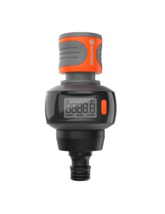 Contador agua grifo GARDENA medidor caudal Aqualimetro...