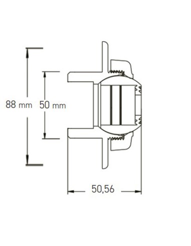 Boquilla impulsion piscina EMAUX D.50mm PN10...