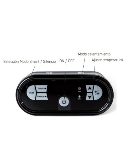 Bomba calor piscinas POOLSTYLE Step Inverter 25kw    mf PSL-150-0209 solo calor