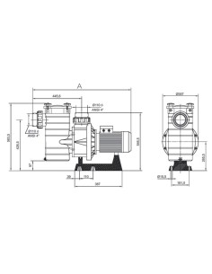 Bomba piscina HAYWARD HCP4200   7.50cv tf IE3   HCP42753E... 2