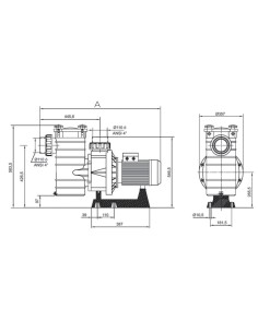 Bomba piscina HAYWARD HCP4200 10.00cv tf IE3 HCP421003E... 2