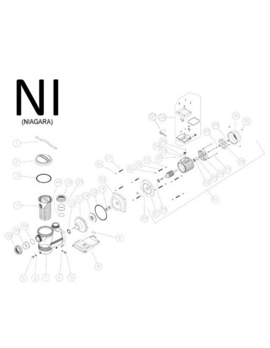 Cesto prefiltro bomba piscina PRINZE Niagara...