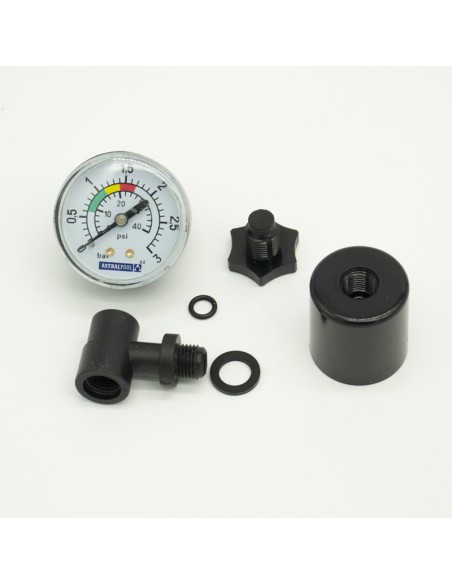Manometro piscina ASTRAL mod. vertical 1/8" 4404190101 completo