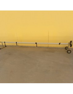 Enrollador manta termica piscina D.100mm L.4.00-5.50mt...